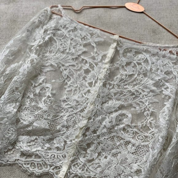 Kate McDonald Cropped Lace Wedding Dress Topper - Picture 4 of 7